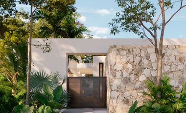 Casa Equipada de 1 piso en venta en Merida en privada Dzidzil Ha