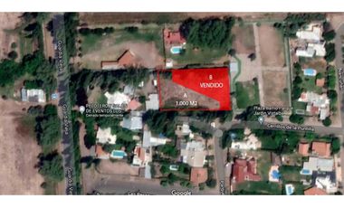Lote 1.000 M2 en venta - Barrio Parque Jardin Vistalba