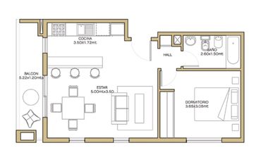 Departamento en alquiler en Ituzaingo Sur