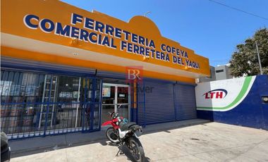 LOCAL COMERCIAL EN VENTA CON REA DE TALLER EN PUEBLO YAQUI, SONORA