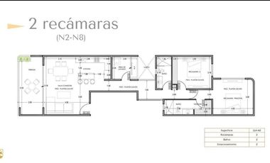 DEPARTAMENTOS EN SAN BENITO CON AMENIDADES, MODELO 2 REC