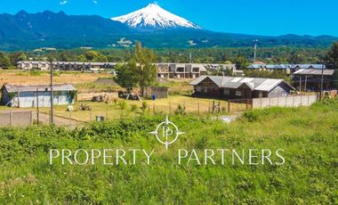 Oportunidad de sitio en Pucón con vista al volcán