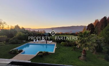 Casa en Los Riscos con única vista al lago Villarrica