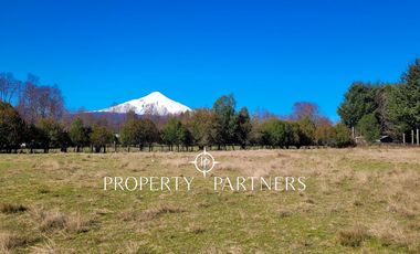 Parcela vista volcán Villarrica, Molco Medio