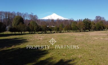 Parcela vista volcán Villarrica, Molco Medio