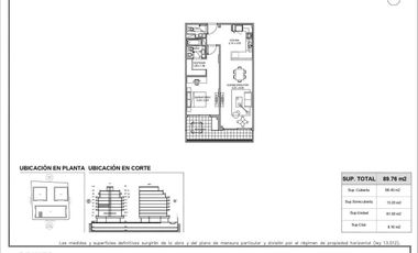 Departamento 2 Ambientes en Vicente López Río Amplia vista