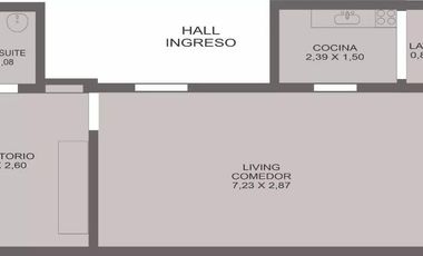 Departamento en Venta, Balvanera, 2 ambientes con balcón al frente
