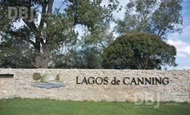 LOTE EN VENTA EN BARRIO PRIVADO LAGOS DE CANNING.