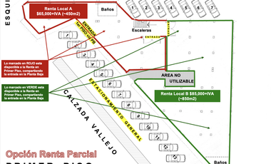 Local comercial en Renta calzada Vallejo