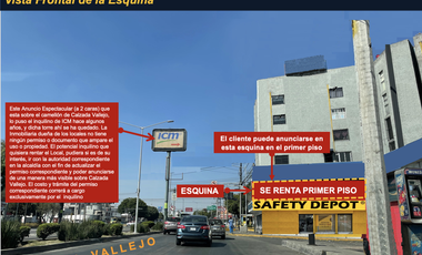 Local comercial en Renta calzada Vallejo