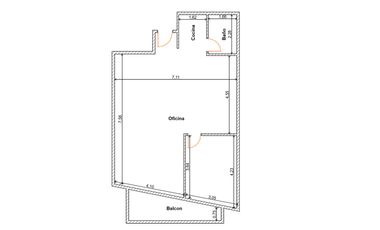Oficina, estudio,  consultorio, Showroom en  Alquiler  Moderno