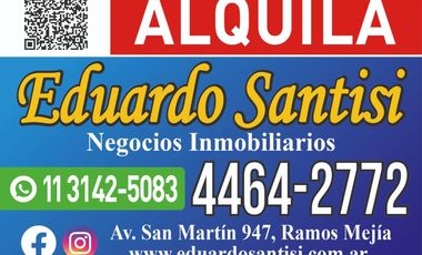DEPARTAMENTO 2  AMB.  C/COCHERA - LAS HERAS 38 - RAMOS MEJIA
