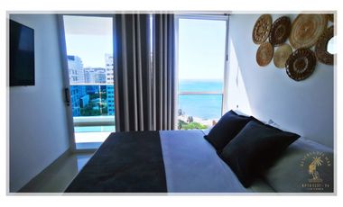 Apartamento con espectacular vista al mar