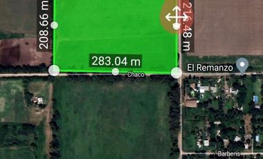 LOTE 6 HECTAREAS EN CALLE LIFSCHITZ Y CHACO