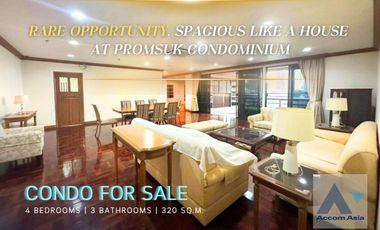 Rare opportunity, spacious like a house at Promsuk Condominium (AA37481)