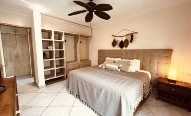 Departamento 2 recamaras en pequeño condominio en Aldea Zama