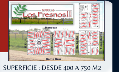 BÂ° LOS FRESNOS III -ULTIMOS LOTES