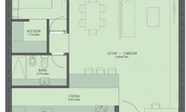 Moreno 837 - Inmenso 2 Ambientes - San Isidro