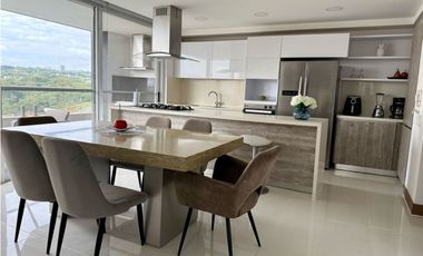 Renta de apartamento amoblado altos de Ciudad jardin