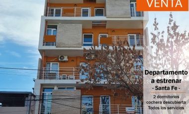 Venta departamento 2 dormitorios a estrenar CON COCHERA