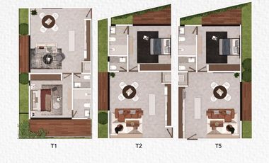 Departamento en Tabalta Temozon Modelo Terraza