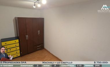 Lo Castillo - Machali - Arrienda y Vende MonteVeo