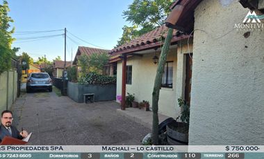 Lo Castillo - Machali - Arrienda y Vende MonteVeo