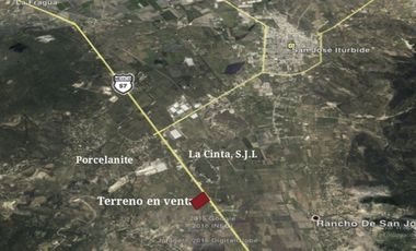 TERRENO SOBRE CARR. FEDERAL 57 A 10MIN P. IND. QUERETARO SAN JOSE ITURBIDE