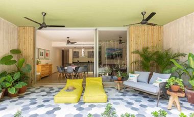 Reventa Amplio Departamento frente a Cenote en Aldea Zama