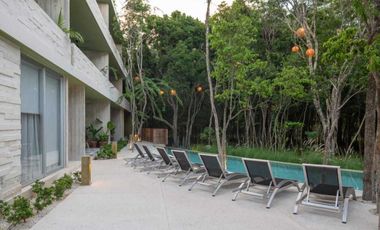 Reventa Amplio Departamento frente a Cenote en Aldea Zama