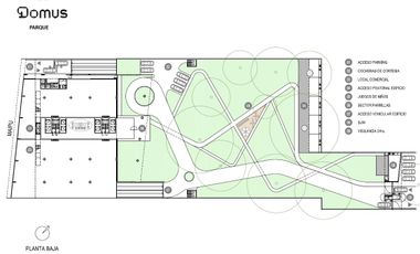 Venta 3 ambientes en piso alto. Domus Parque. Multiamenities. Gran parque