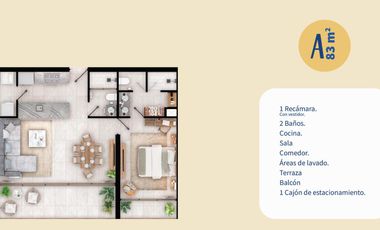 Departamento LOCK OFF en venta en la Marina Vallarte, frente al Hotel Velas