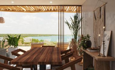 Penthouse con vista 360° a la Laguna de Bacalar – Xul-Ha
