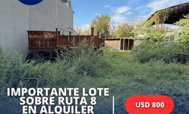 Terreno / Lote en alquiler de 800m2 ubicado en Malvinas Argentinas