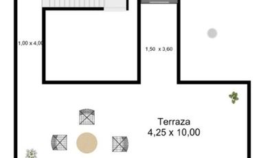 Venta PH 4 ambientes con terraza en Villa Crespo