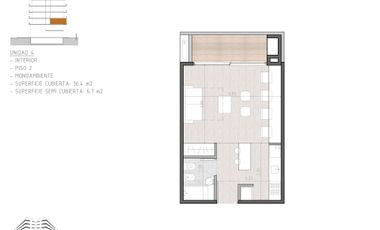 Venta Monoambiente con balcón en Canning