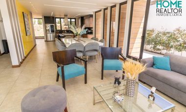 LUJOSA CASA MODERNA DE OPORTUNIDAD AMOBLADA EN CHALLUABAMBA