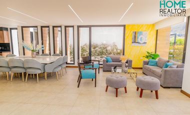 LUJOSA CASA MODERNA DE OPORTUNIDAD AMOBLADA EN CHALLUABAMBA