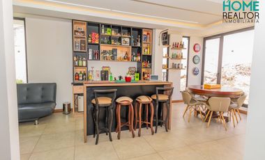LUJOSA CASA MODERNA DE OPORTUNIDAD AMOBLADA EN CHALLUABAMBA