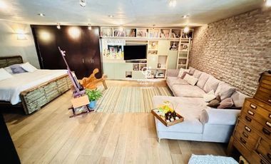 Loft amueblado con terraza privada en renta – Condesa