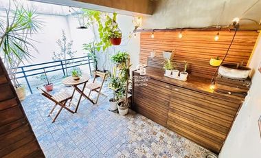 Loft amueblado con terraza privada en renta – Condesa