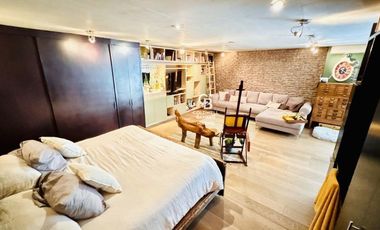 Loft amueblado con terraza privada en renta – Condesa