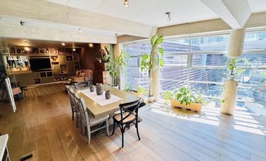 Loft amueblado con terraza privada en renta – Condesa
