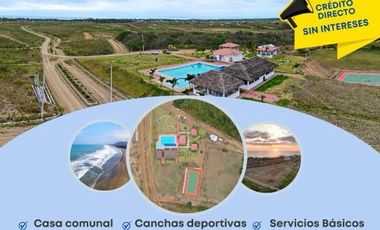 Terrenos en Venta Puerto Cayo - Manta con financiamiento dir
