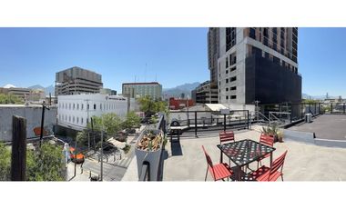 Loft equipado y amueblado a una cuadra de la Macroplaza, Mty Centro