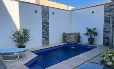 CASA EN VENTA CON ALBERCA EN RESIDENCIAL SENDEROS TORREON, COAHUILA.