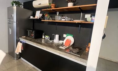 Amueblado - Apto Profesional con Balcón - Parilla y Solarium