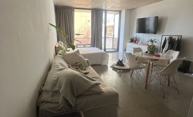 Amueblado - Apto Profesional con Balcón - Parilla y Solarium