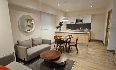 Departamento 2 recamaras 75m2 exterior con balcon en San Rafael