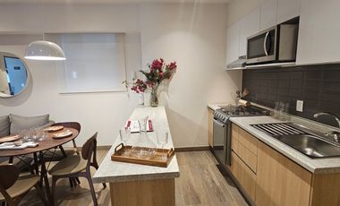 Departamento 2 recamaras 75m2 exterior con balcon en San Rafael